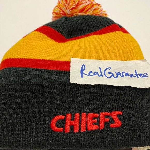 RARE 100% New Era 2013 Kansas City Chiefs ALT Sport Knit Hat Winter Beanie Cap - Picture 3 of 5